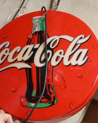 Lampada Coca Cola bifacciale 