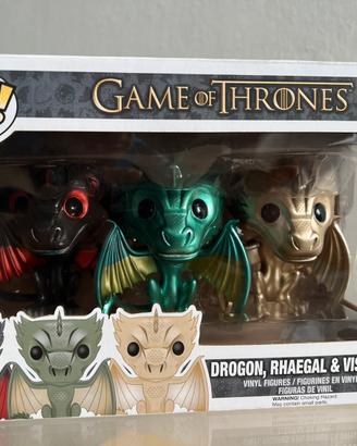 Funko Pop! Got - Drogon, Rhaegal & Viserion 3-Pack