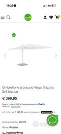 Ombrellone a Braccio 3x4 Bizzotto