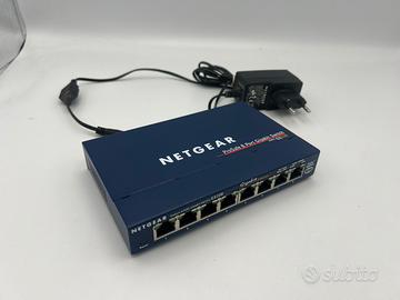 Switch Gigabit 8 porte Netgear Prosafe GS108