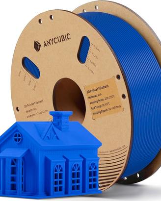 Filamento PLA basic anycubic blu 1kg