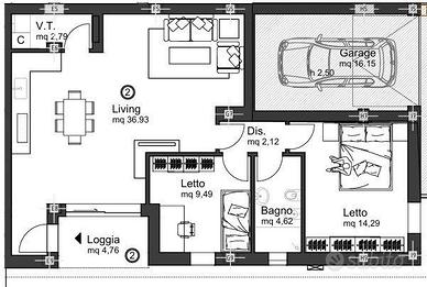 Appartamento di 96 m² con 5 locali a Ravenna
