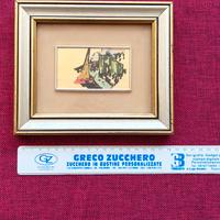 Quadretto artistico di Ciro Vizioli dipinto a mano