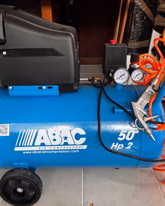Compressore elettrico monofase 2 HP + Filtro aria