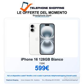 Apple iPhone 16 128GB Bianco