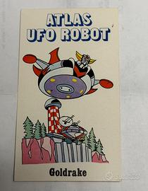 ADESIVO VINTAGE ATLAS UFO ROBOT GOLDRAKE 1978 ORIG