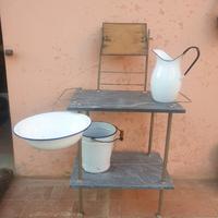 toilette lavabo da camera antico