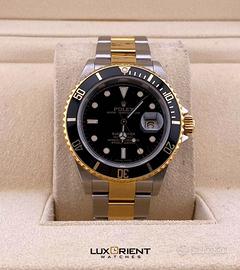 ROLEX SUBMARINER ACCIAIO ORO NERO 40MM