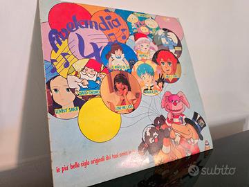 Disco vinile Fivelandia 4 canzoni cartoni animati 