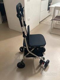 Deambulatore Pieghevole Carrello Spesa
