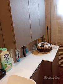 mobile bagno completo dove mettere la lavatrice