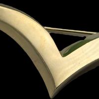 SPILLA GABBIANO TIFFANY IN ORO