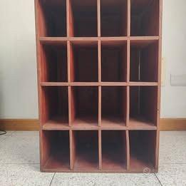 mobile portalettere vintage in legno