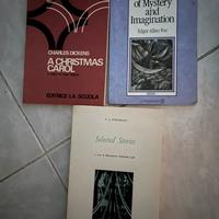 Dickens, Poe, Fitzgerald libri in inglese