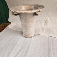 Antico vaso da notte in terracotta smaltato