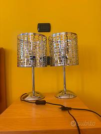 Coppia di Abat-jour in metallo