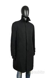 Dolce Gabbana Cappotto Lana Grigio Uomo Taglia L