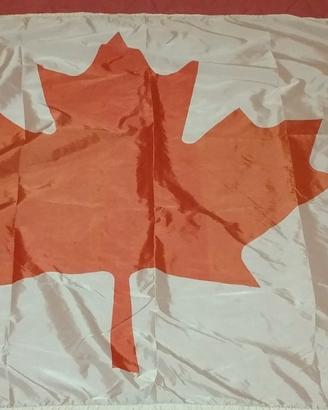 bandiera canadese ca90x180 tessuto sintetico nuova