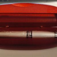 penna a sfera argentata 