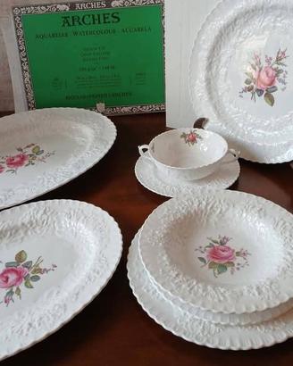 Servizio Spode's Bridal Rose  La rosa della Sposa"