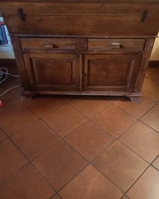 madia stile rustico , da restaurare