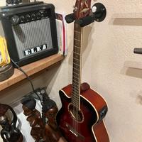 Chitarra acustica/elettrica mancina + Amplif
