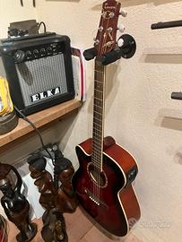 Chitarra acustica/elettrica mancina + Amplif