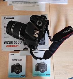REFLEX CANON EOS 550D +OBIETTIVO CANON 18-55 IS