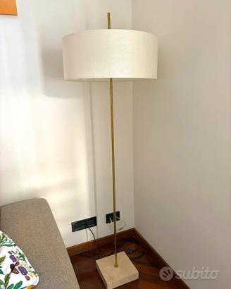 Lampada da terra IKEA Stockholm bianca e oro