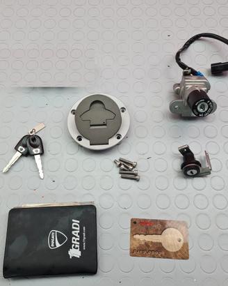 SERRATURE CHIAVI DUCATI 848 2007 2013 2011