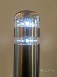 Lampada terra Led palo acciaio H.50 IP44