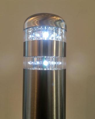 Lampada terra Led palo acciaio H.50 IP44