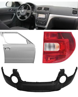 SKODA YETI 10-13 musata paraurti fanale freni friz