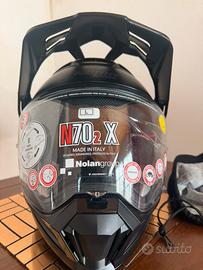Casco NOLAN N70~2 X Classic N-com NUOVO