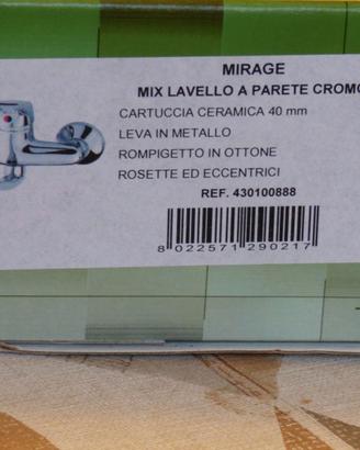 miscelatore a parete cromo