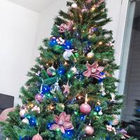 Addobbi completi albero natale rosa