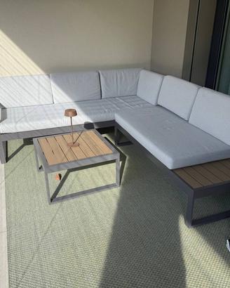 Salottino da esterno - Divano angolare 5/6posti