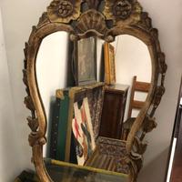 Specchio TAILANDESE da parete in legno