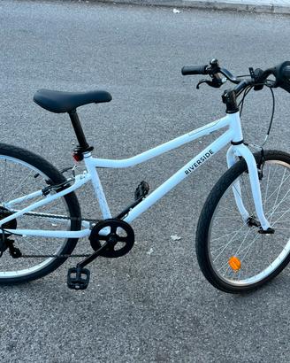 Bici Decathlon B’ Twin Riverside 24’m Bianca