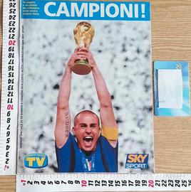 Italia Campione del Mondo 2006 Inserto TV Sorrisi