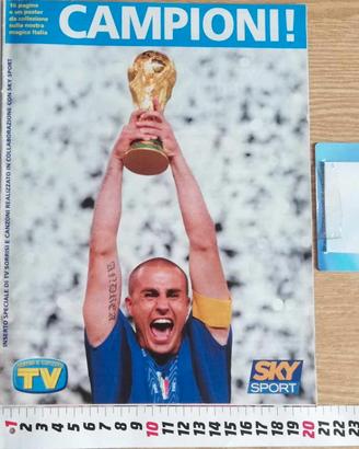 Italia Campione del Mondo 2006 Inserto TV Sorrisi