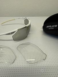 Occhiali sportivi SALICE bianchi doppia lente