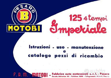 CATALOGO LIBRETTO MANUALE MOTO BENELLI MOTOBI vari