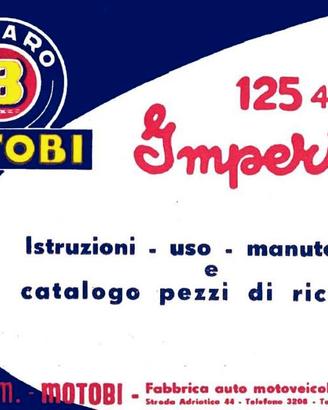 CATALOGO LIBRETTO MANUALE MOTO BENELLI MOTOBI vari