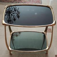 Tavolino Fontana Arte Ottone Vetro 1955 Italia