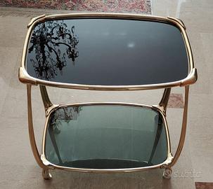 Tavolino Fontana Arte Ottone Vetro 1955 Italia