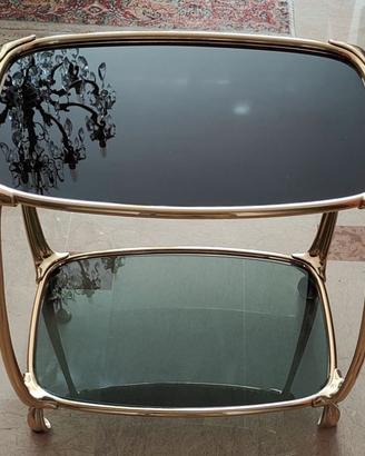 Tavolino Fontana Arte Ottone Vetro 1955 Italia