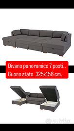 Divano Panoramico 7 posti buono stato