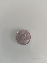 Moneta 5 Lire 1955 