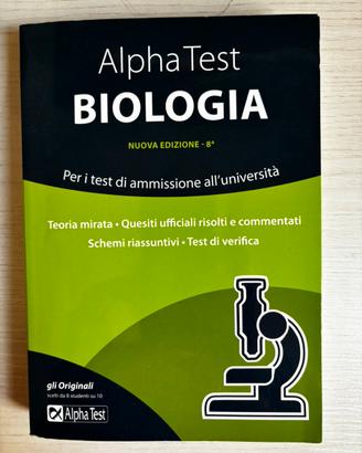 Alpha Test Biologia 8ª edizione – Nuovo